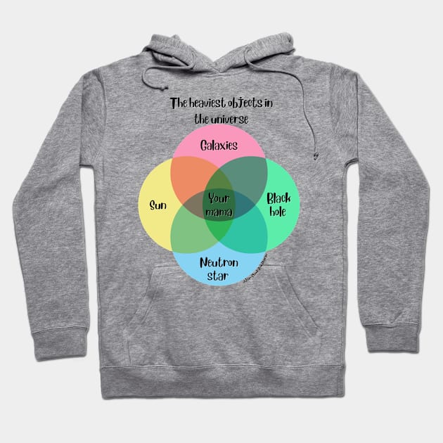 Venn Diagram The heaviest objects in the universe Your Mama Hoodie by Jean-Claude Venn-Diagram